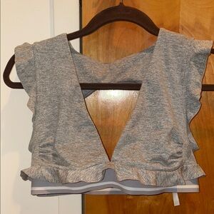 Free People Movement Sanctuary Ruffles Sports Bra